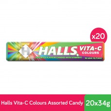 Halls Stick Vita-C Color Mix Mint Candy (34g x 20)